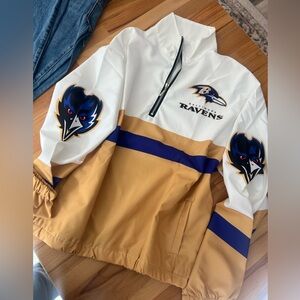 Ravens Vintage Windbreaker Quarterzip